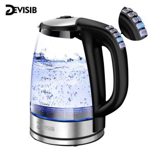2200W Glass Kettle with Temperature Control