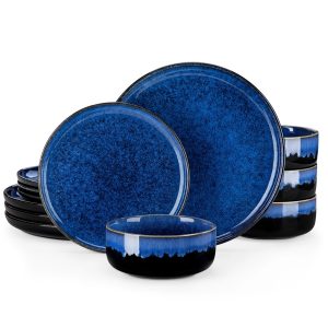 Reactive Glaze Stoneware Dinnerware Set